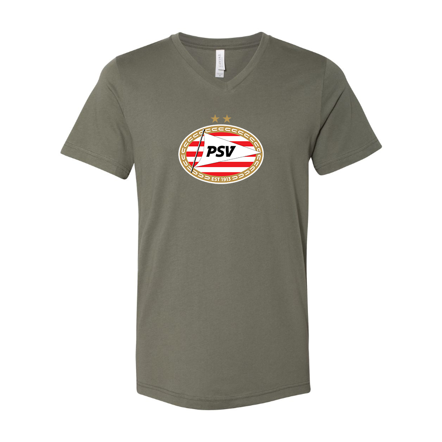 Men’s  PSV Eindhoven FC - BELLA + CANVAS - Jersey V-Neck Tee - 3005