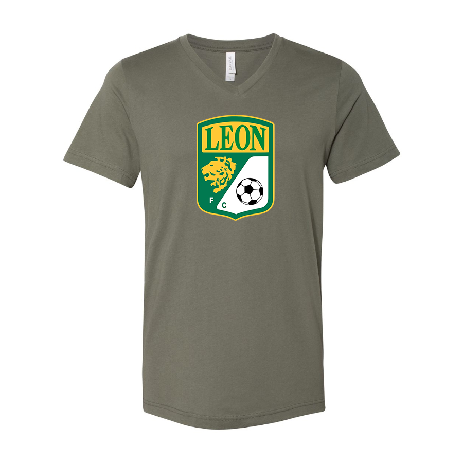 Men’s  Leon FC - BELLA + CANVAS - Jersey V-Neck Tee - 3005 (Copy)