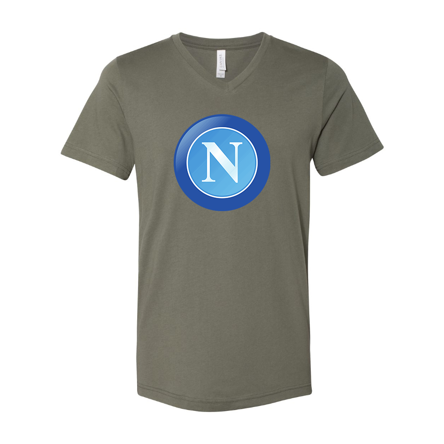 Men’s  Napoli FC  - BELLA + CANVAS - Jersey V-Neck Tee - 3005