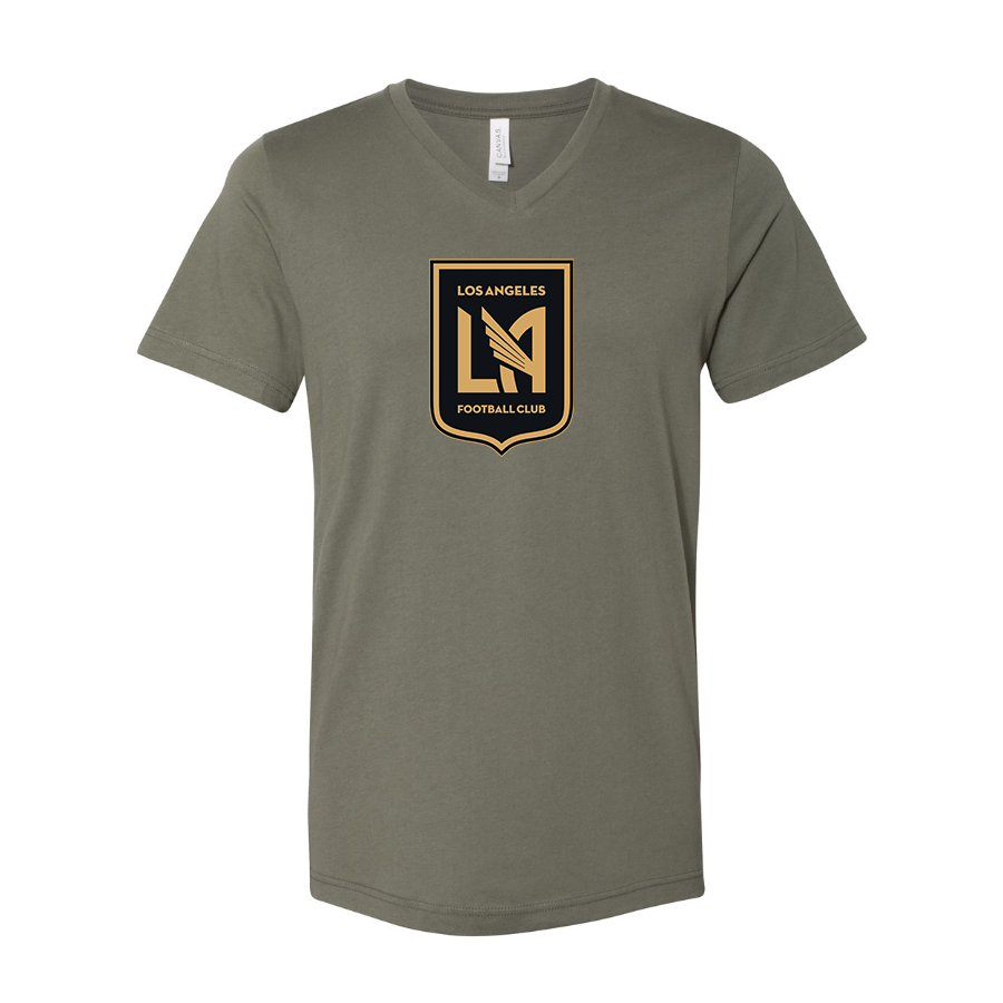 Men’s LAFC Los Angeles Football Club - BELLA + CANVAS - Jersey V-Neck Tee - 3005