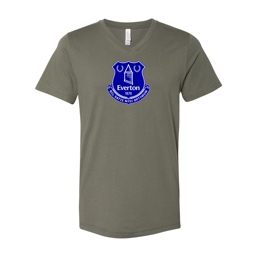 Men’s Everton FC - BELLA + CANVAS - Jersey V-Neck Tee - 3005