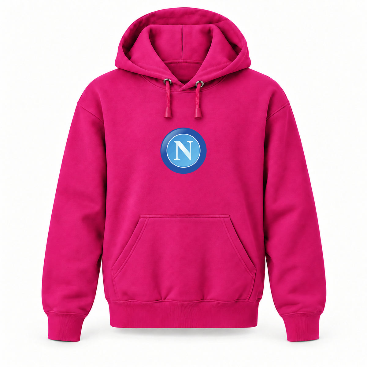 Napoli FC - Youth Large Hoodie (Ages 10–12) | Color: Hot Pink