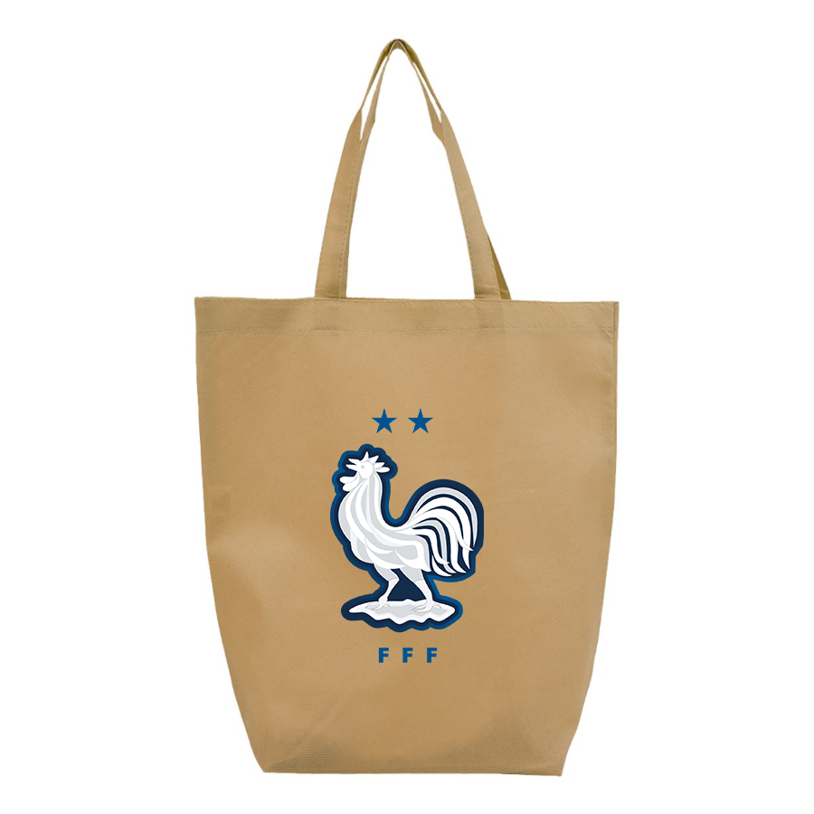 France National Soccer Team - Q-Tees - Non-Woven Gusset Bottom Tote - Q1251