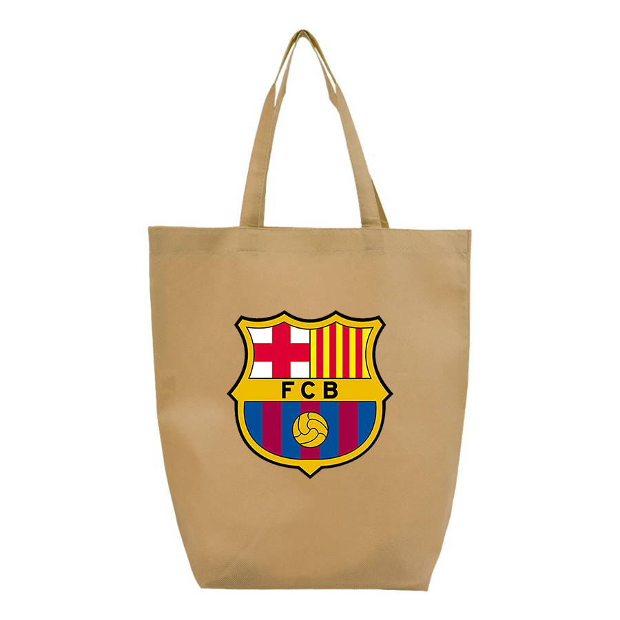 F.C. Barcelona Soccer - Q-Tees - Non-Woven Gusset Bottom Tote - Q1251