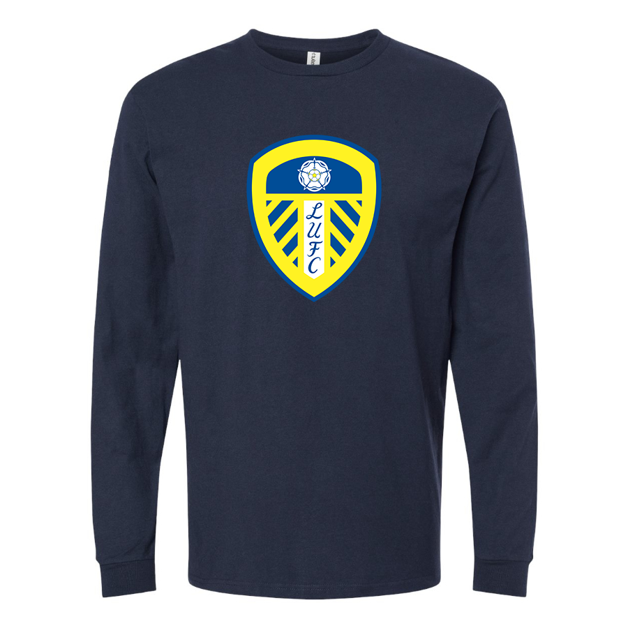 Youth Kids Leeds United Football Club Long Sleeve T-Shirt