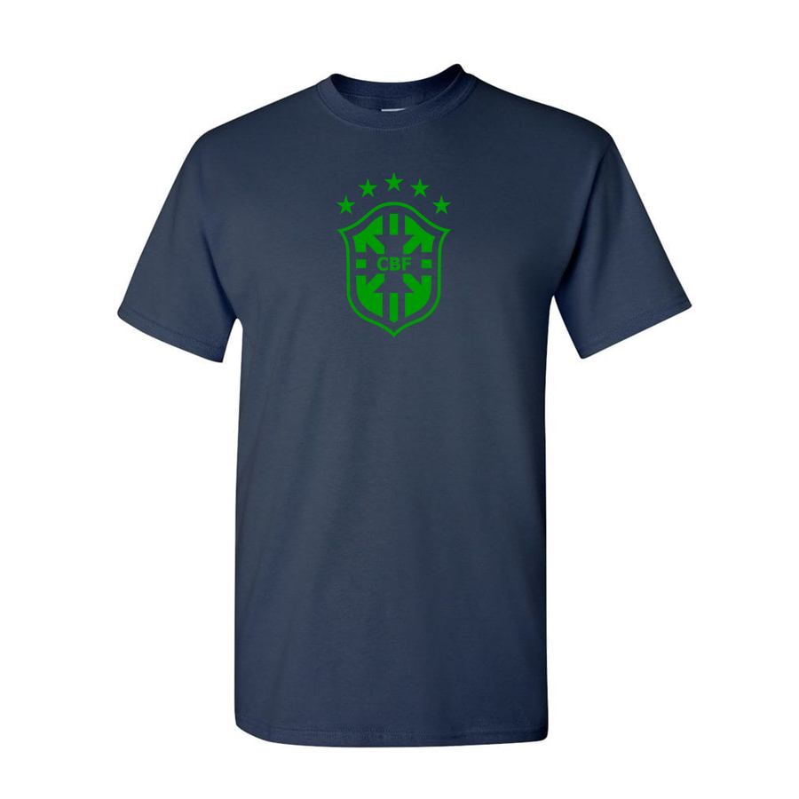 Youth Kids Brazil Soccer Cotton T-Shirt
