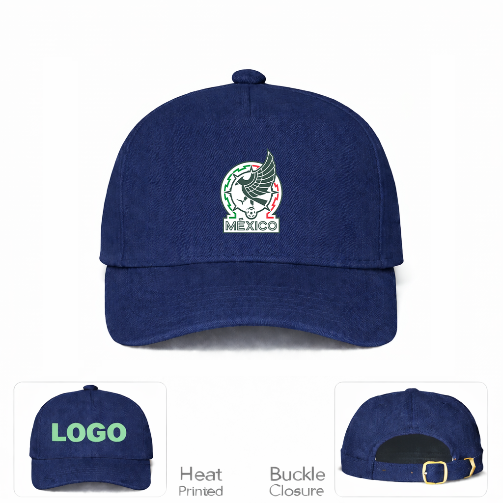 Mexico Soccer Dad Baseball Cap Hat
