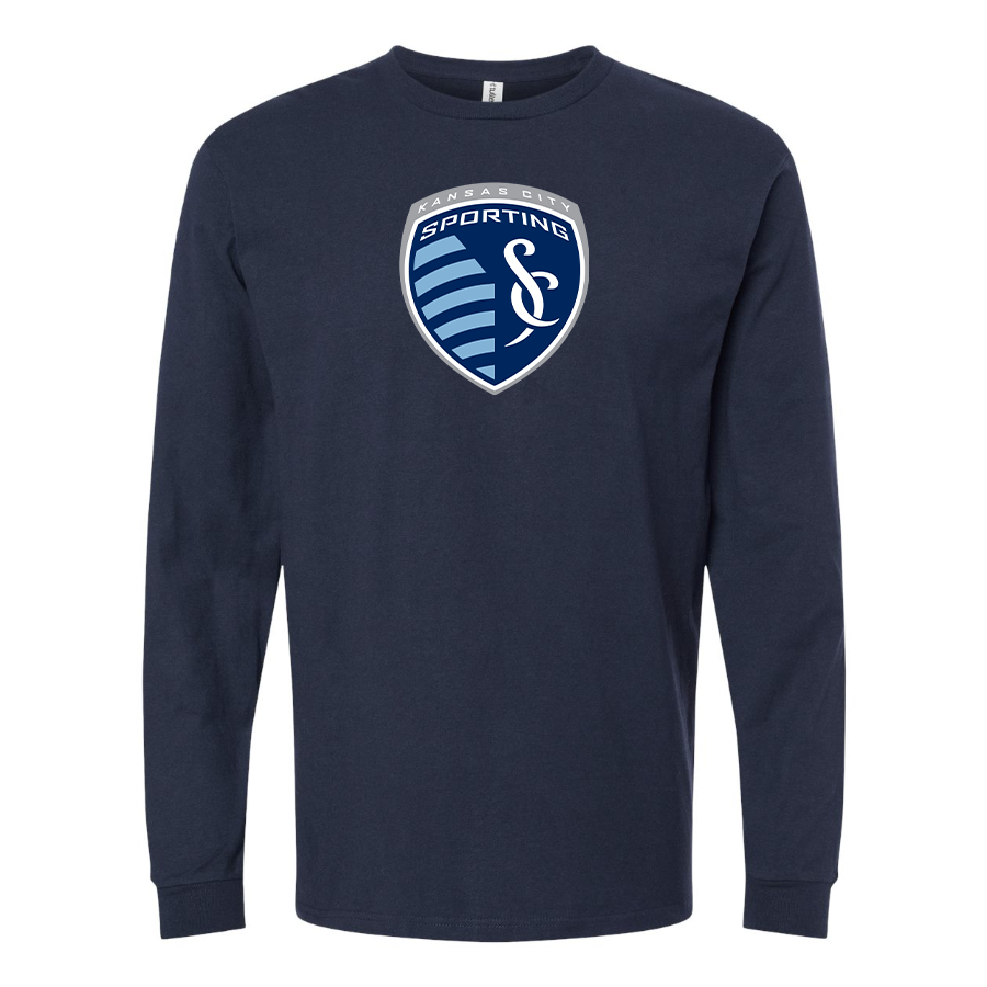 Youth Kids Sporting Kansas City FC Long Sleeve T-Shirt