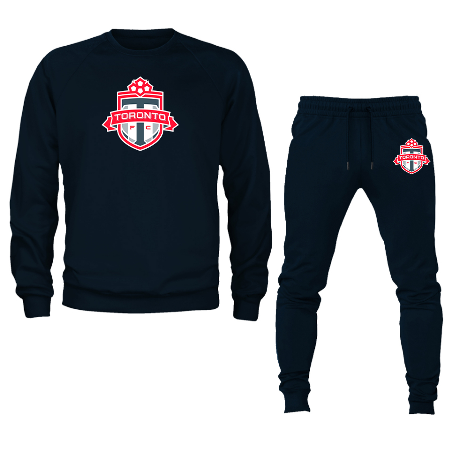 Men's Toronto FC Crewneck Sweatshirt Joggers Suit