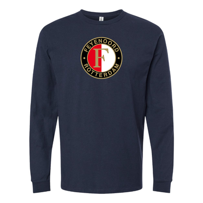 Men's Feyenoord FC Cotton Long Sleeve T-Shirt