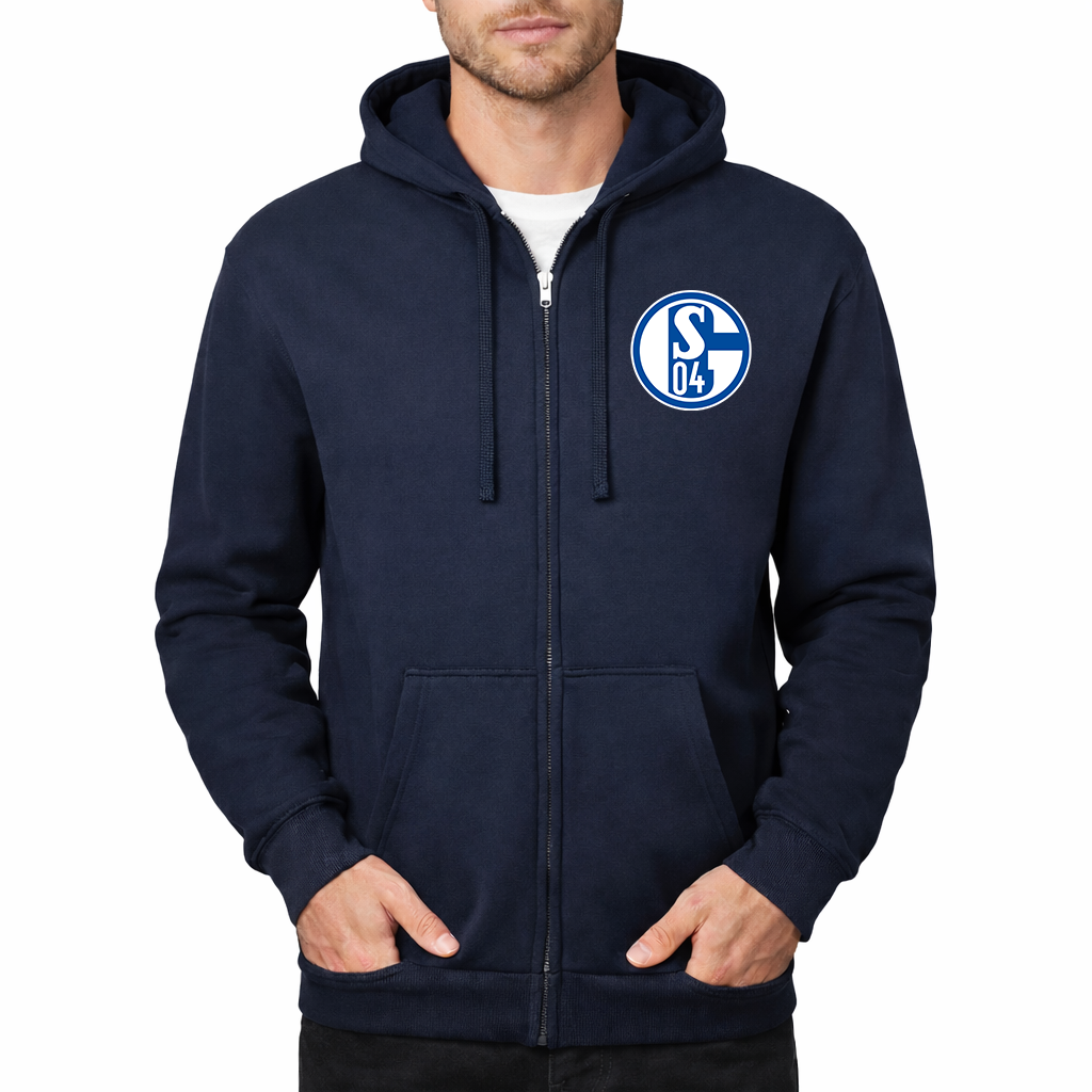 Men's Schalke 04 FC Zipper Hoodie