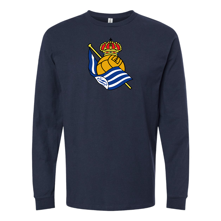 Men's Real Sociedad FC Long Sleeve T-Shirt