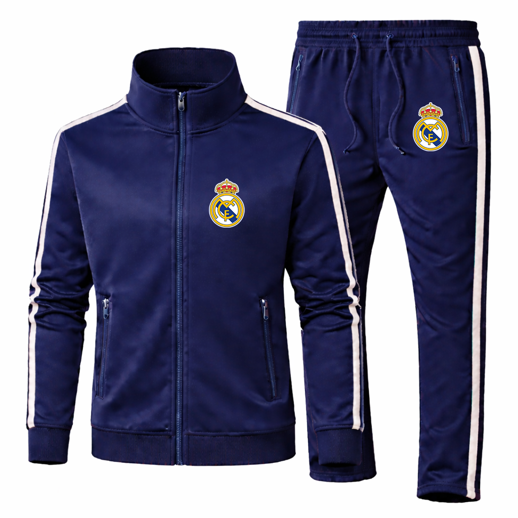 Men's Real Madrid Soccer Logo Dri-Fit TrackSuit