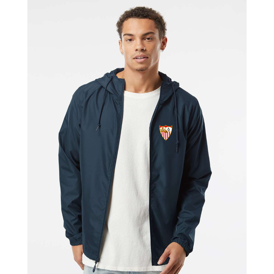 Men’s  Sevilla FC  - Independent Trading Co. - Lightweight Windbreaker Full-Zip Jacket - EXP54LWZ