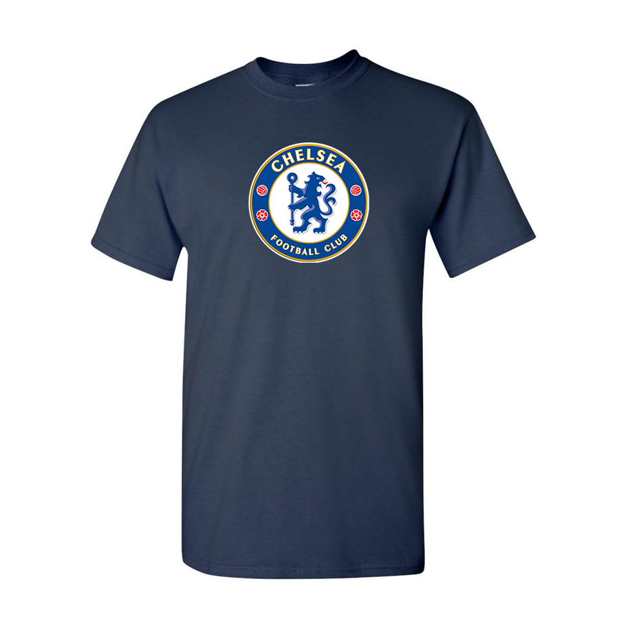 Youth Kids Chelsea Soccer Cotton T-Shirt