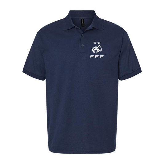 Men's France Soccer Dry Blend Polo