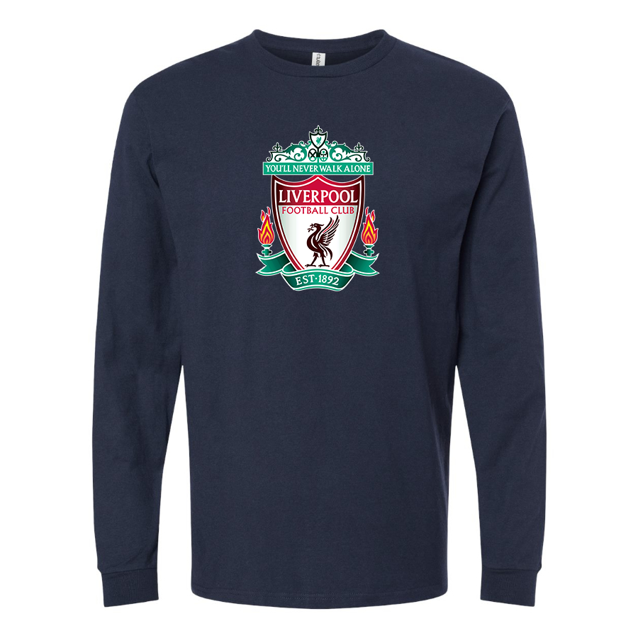 Youth Kids Liverpool Football Club Est.1892 Long Sleeve T-Shirt