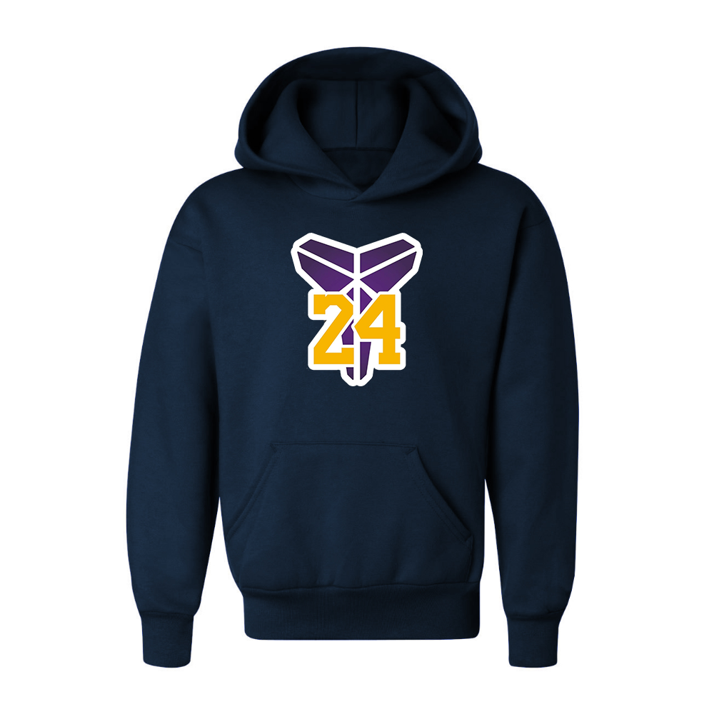 Youth Kids Kobe Bryant Mamba 24 Pullover Hoodie