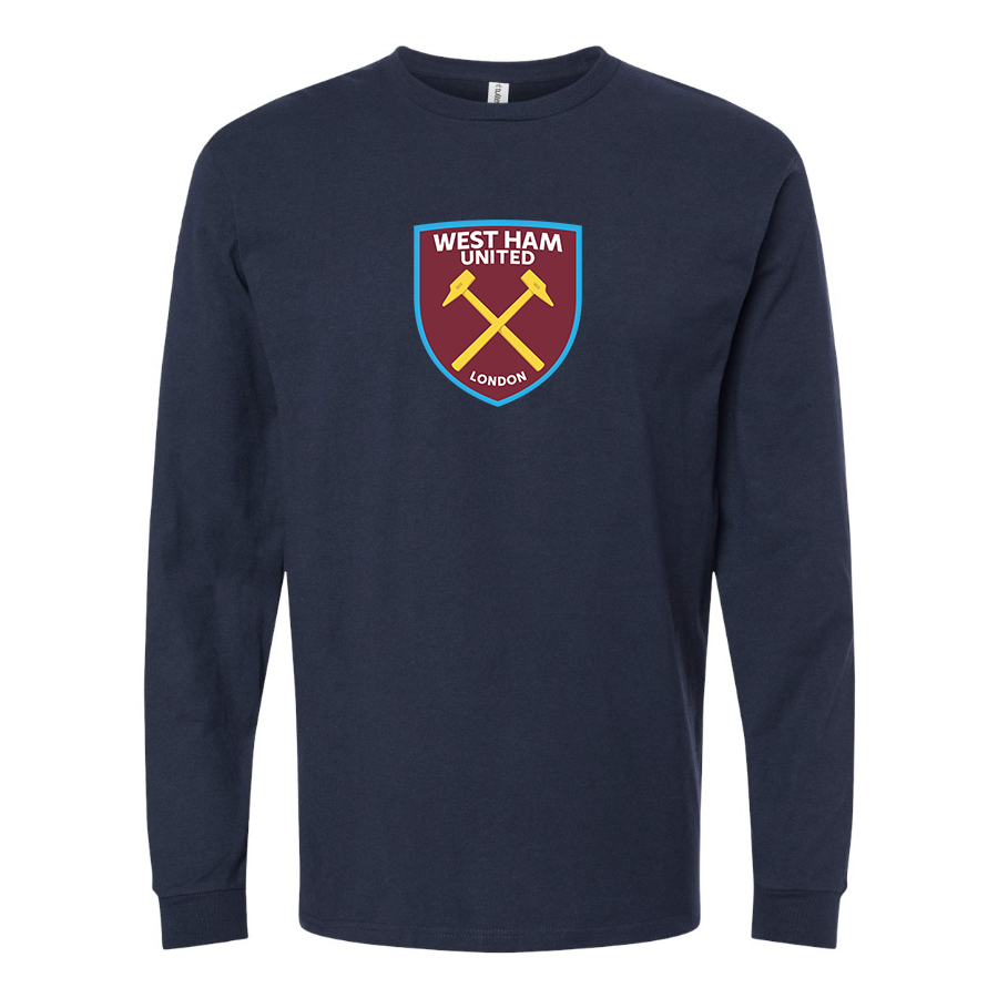 Men's West Ham United FC Cotton Long Sleeve T-Shirt