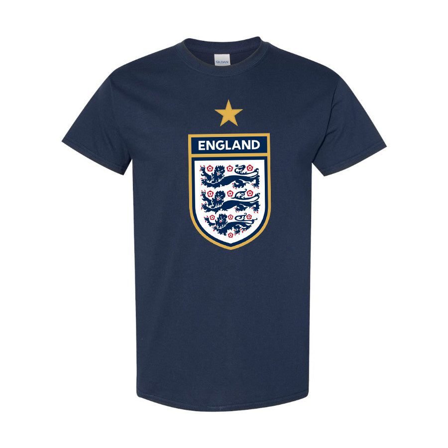 Men's England National Soccer Team Cotton T-Shirt