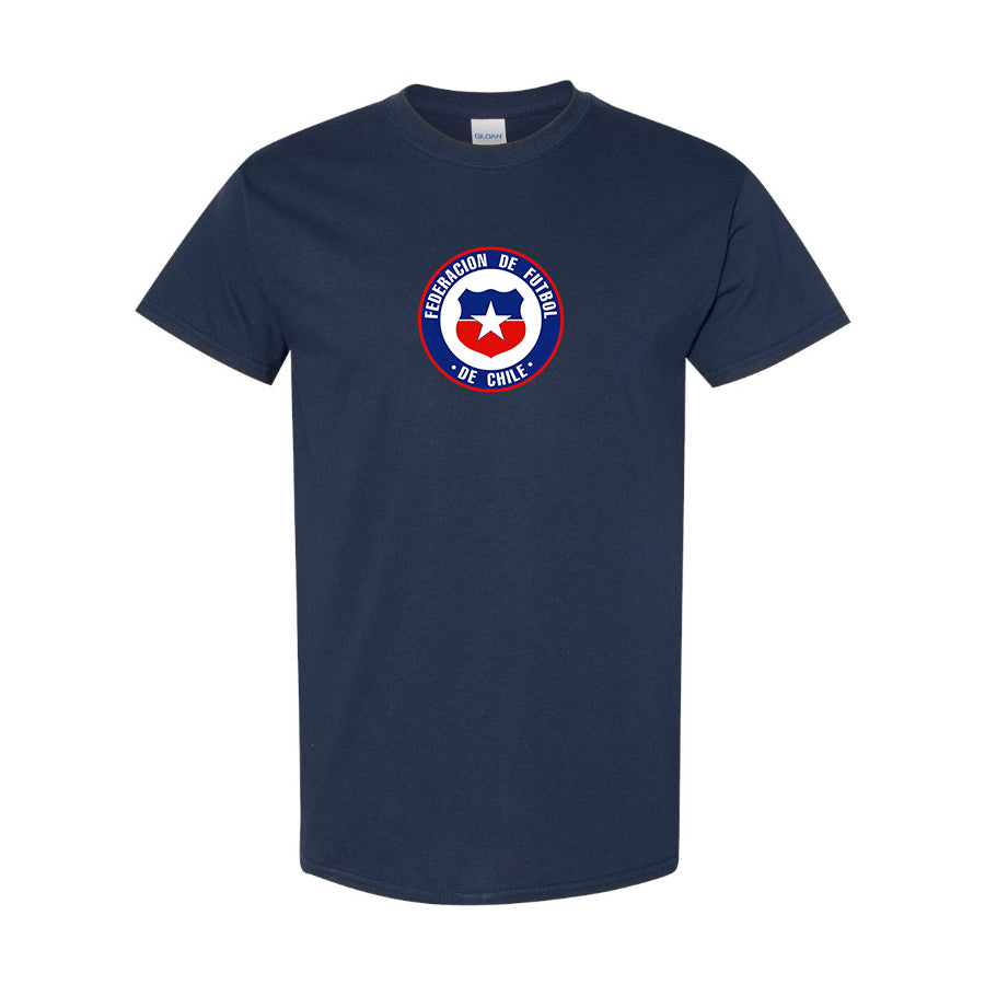 Youth Kids Chile National Soccer Team  Cotton T-Shirt