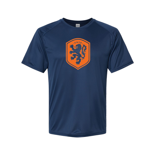 Youth Kids Netherlands National Soccer Team Performance T-Shirt