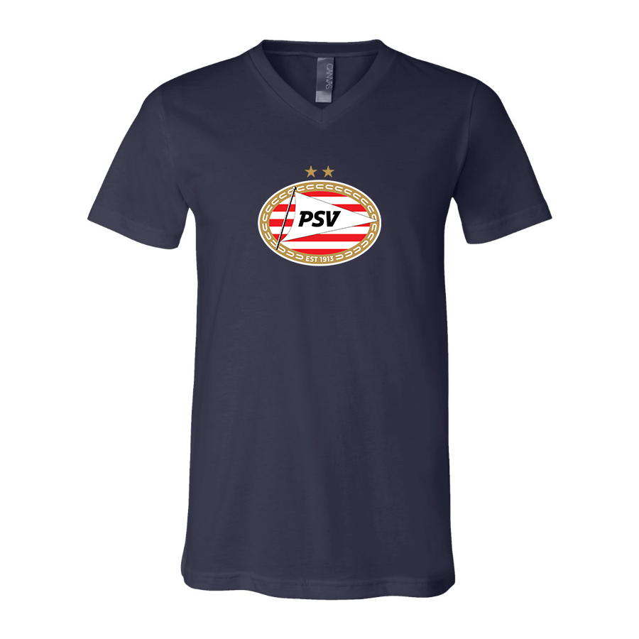 Men’s  PSV Eindhoven FC - BELLA + CANVAS - Jersey V-Neck Tee - 3005