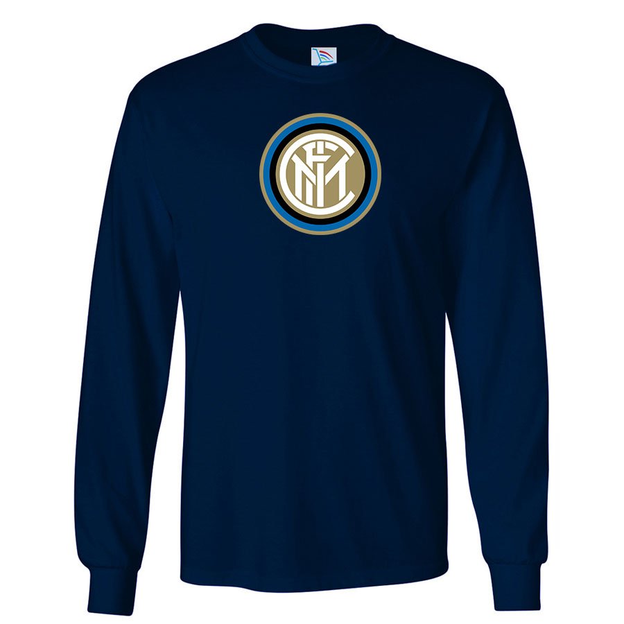 Men's Inter Milan Soccer Long Sleeve T-Shirt