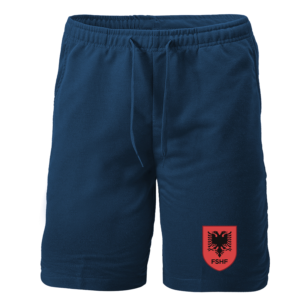 Men's Albania National Soccer Team Athletic Fleece Shorts