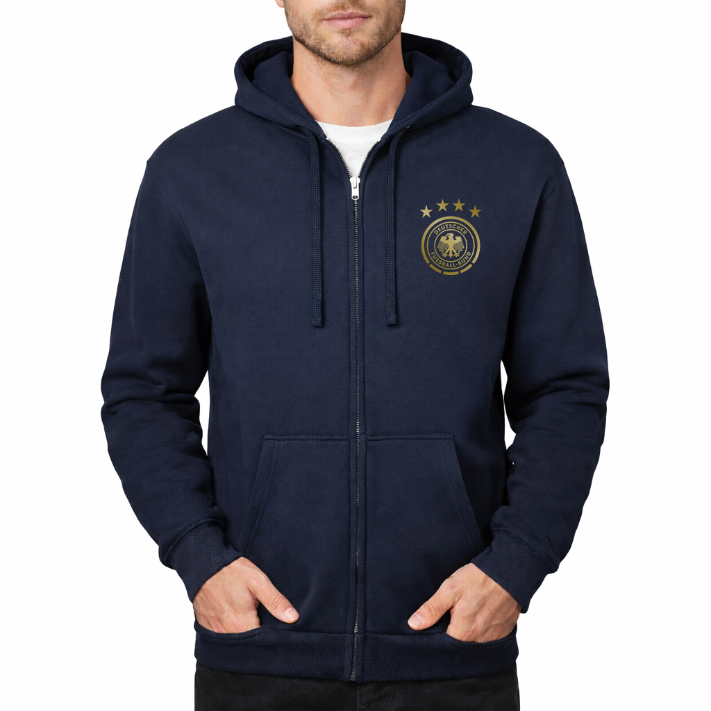 Men's Germany Soccer Zipper Hoodie