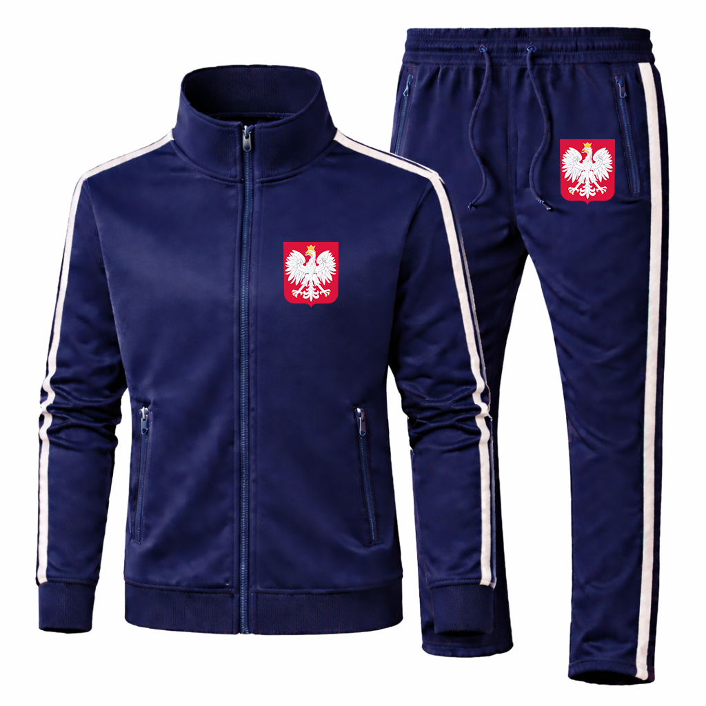 Men's Poland National Soccer Team Dri-Fit TrackSuit