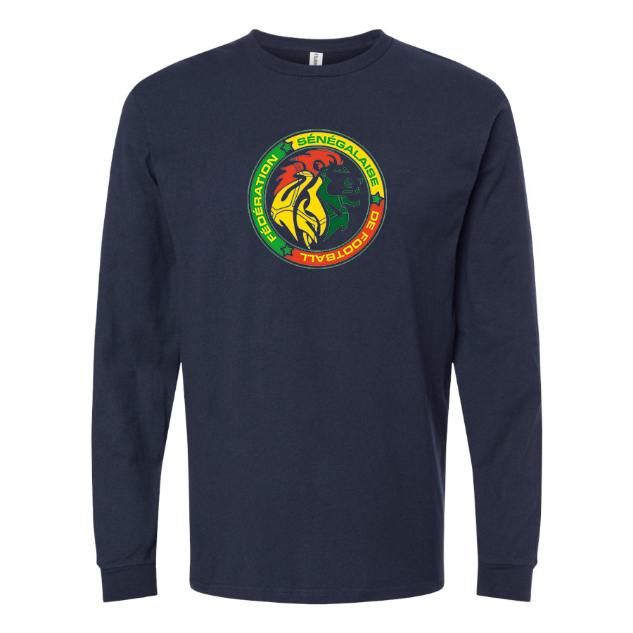 Youth Kids Senegal National Soccer Team Long Sleeve T-Shirt