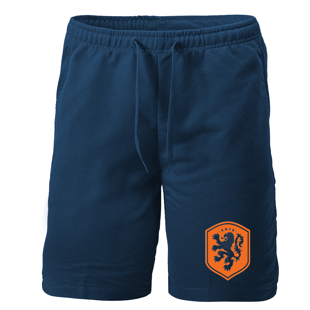 Men's Netherlands National Soccer Team Athletic Fleece Shorts