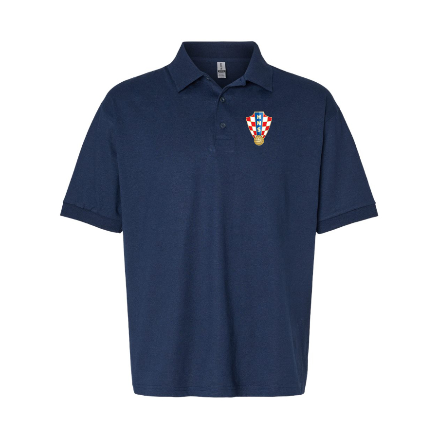 Men's Croatia National Soccer Team Dry Blend Polo