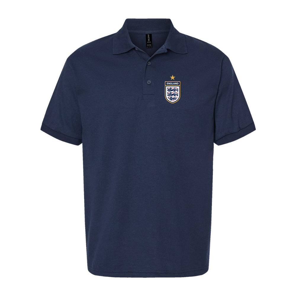 Men's England National Soccer Team Dry Blend Polo
