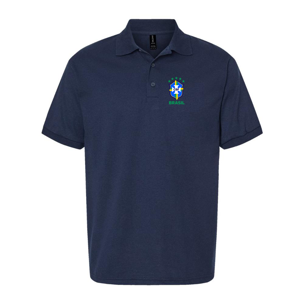 Men's Brasil National Soccer Team Dry Blend Polo
