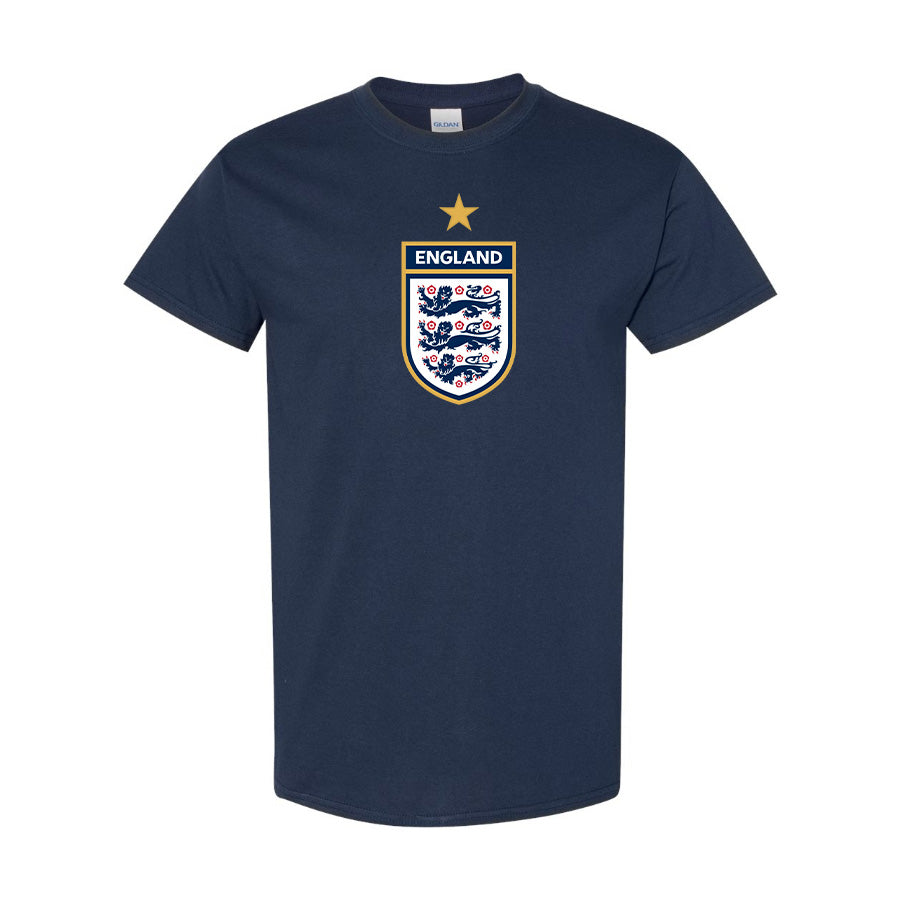 Youth Kids England National Soccer Team Cotton T-Shirt