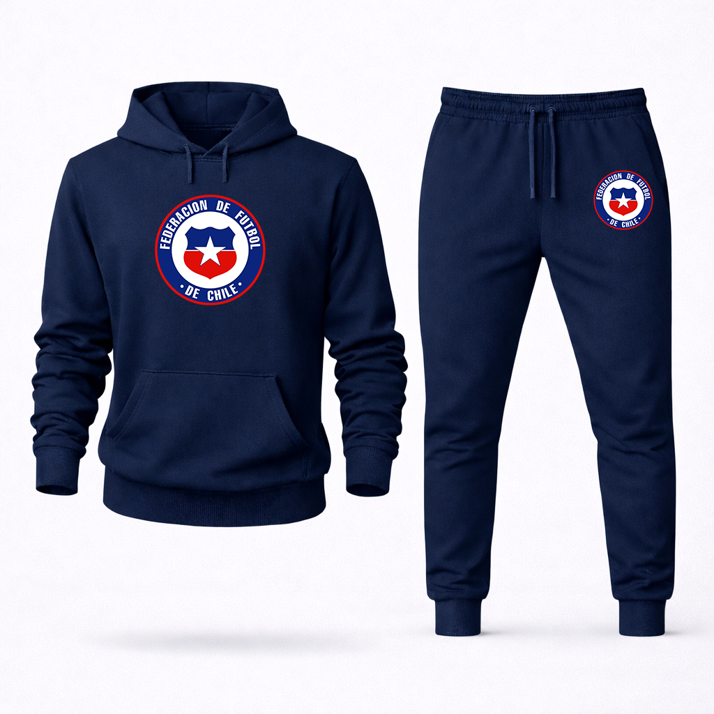 Men's Chile National Soccer Team  Hoodie Joggers Set