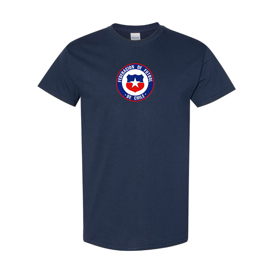 Men's Chile National Soccer Team  Cotton T-Shirt