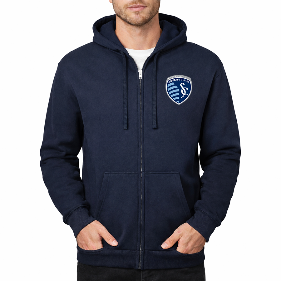 Men's Sporting Kansas City FC Zipper Hoodie