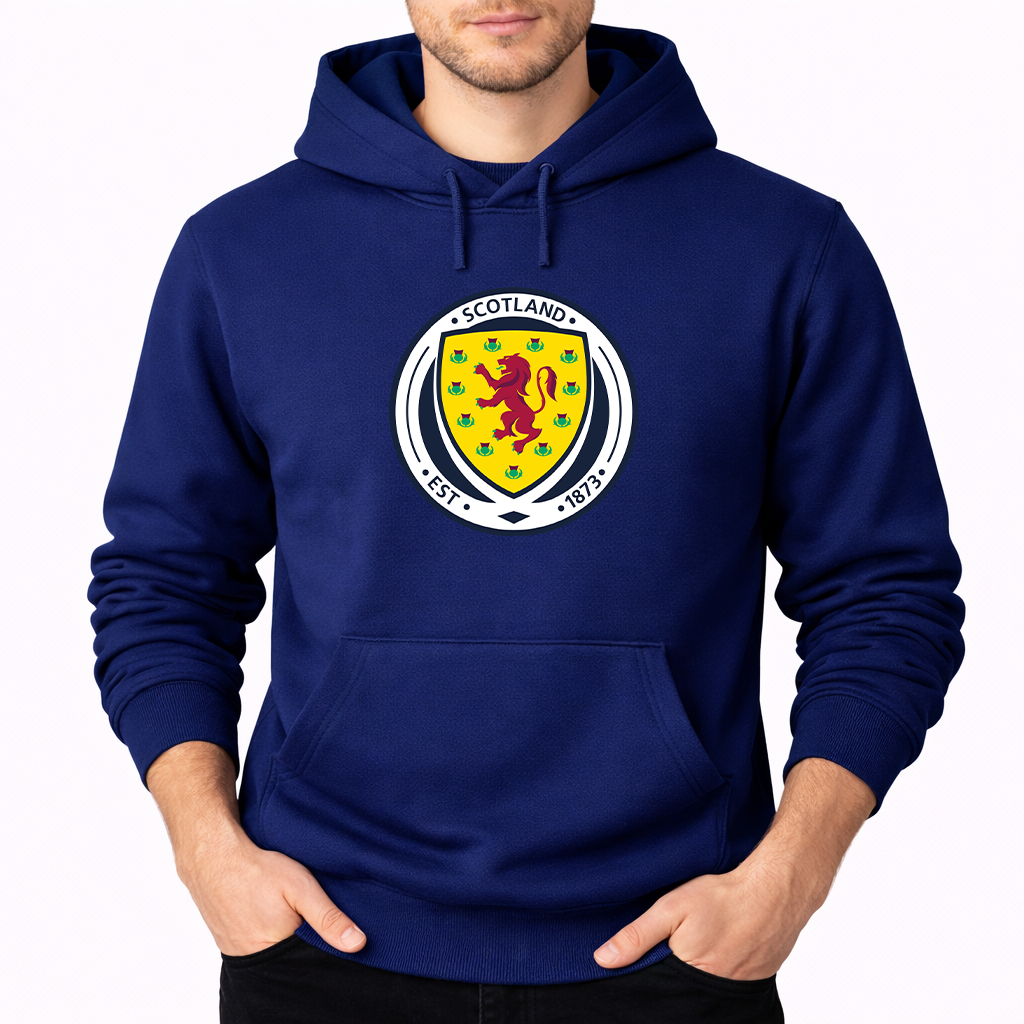 Men's Scotland National Soccer Team Pullover Hoodie