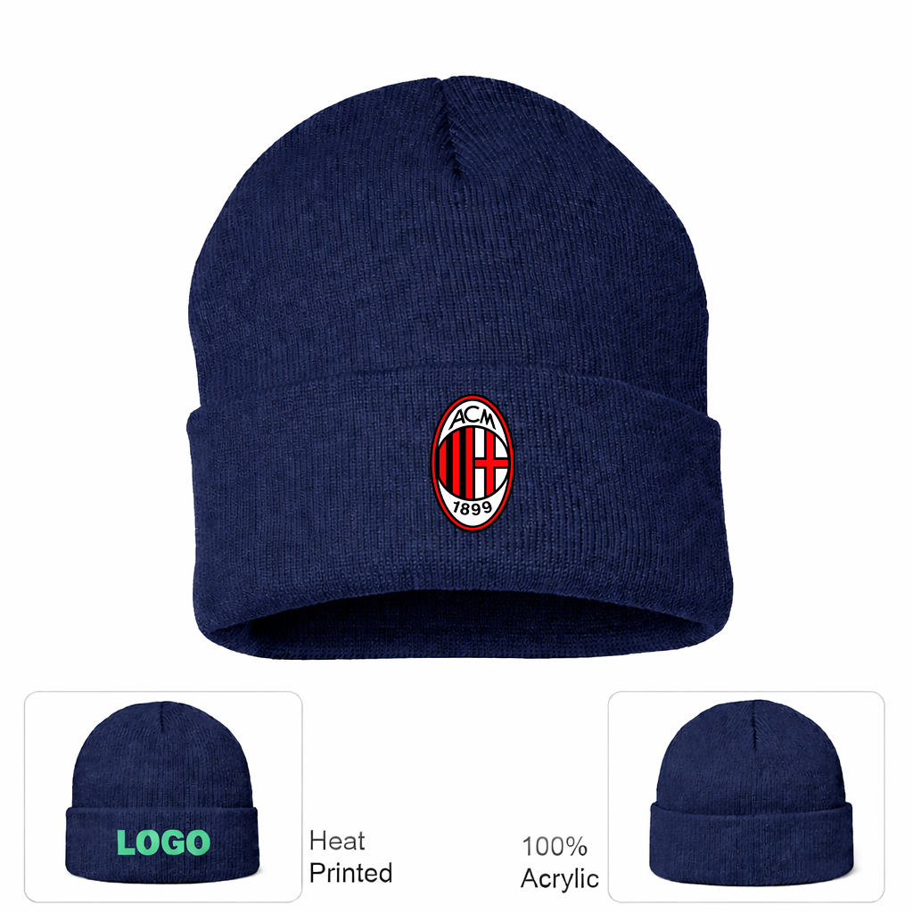 AC Milan Soccer Beanie Hat