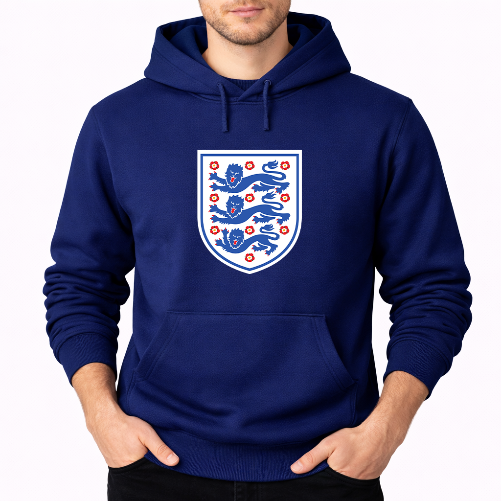 Men's England National Football Team Pullover Hoodie
