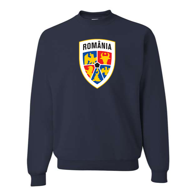 Men's Romania National Soccer Team Crewneck Sweatshirt