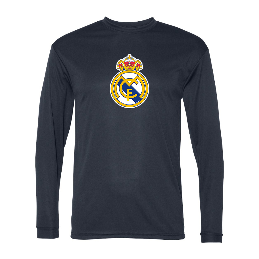 Men’s Real Madrid Soccer Performance Long Sleeve T-Shirt