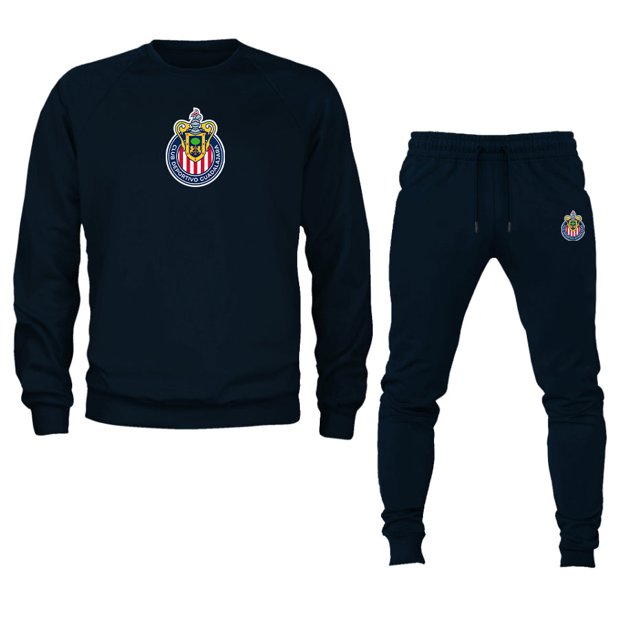 Men's Chivas Football Club Crewneck Sweatshirt Joggers Suit