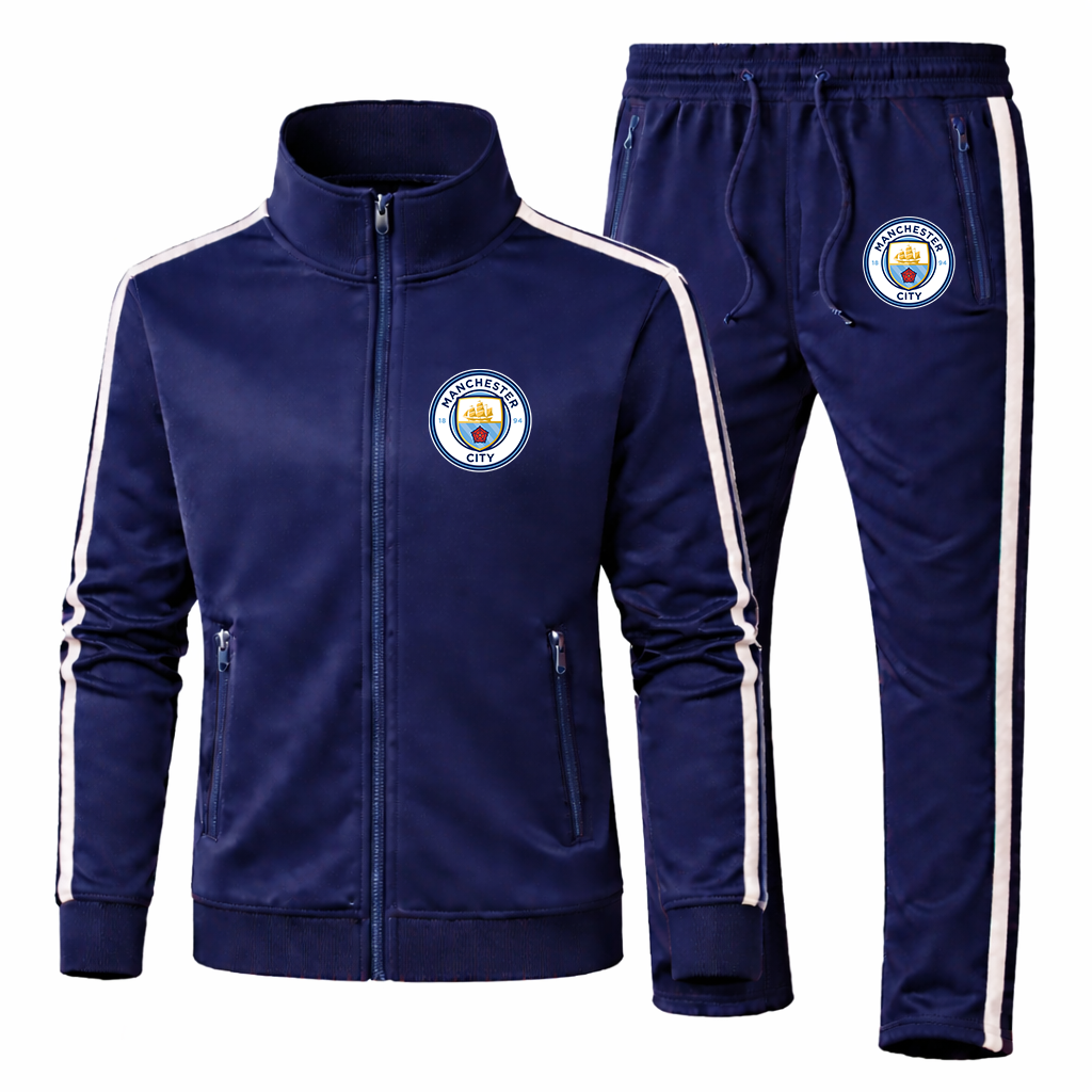 Men's Manchester City Soccer Logo Dri-Fit TrackSuit