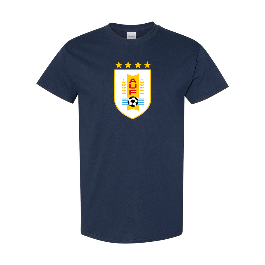 Men's Uruguay National Soccer Team Cotton T-Shirt