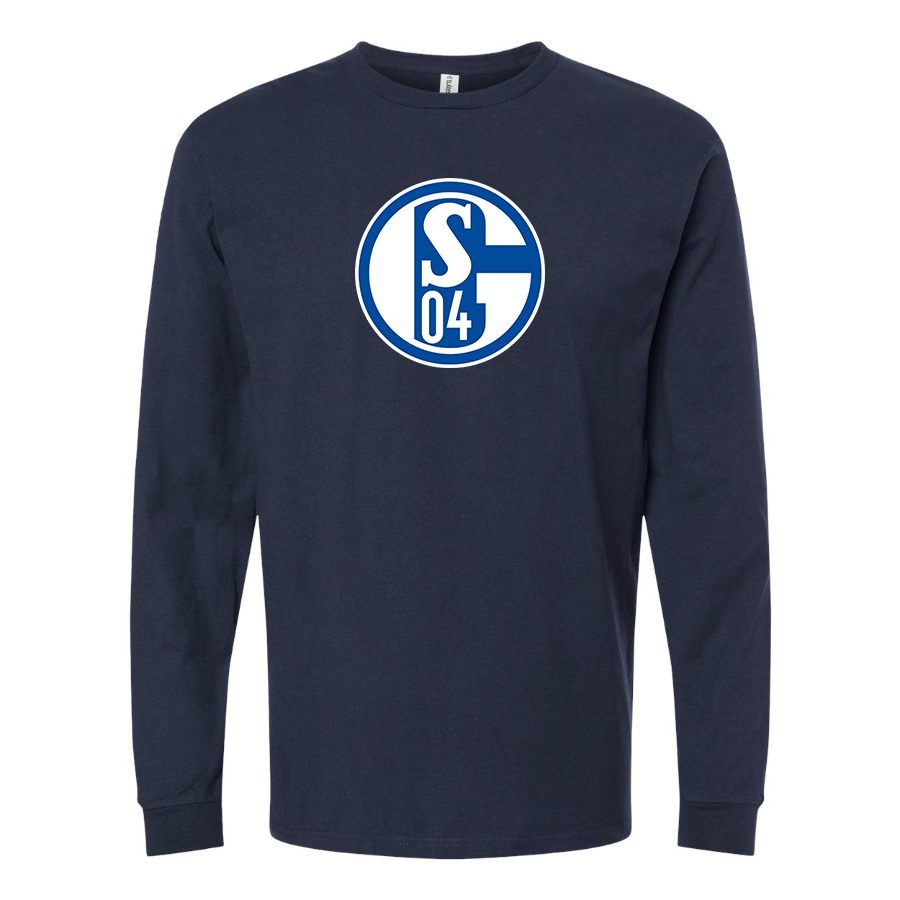 Youth Kids Schalke 04 FC Long Sleeve T-Shirt