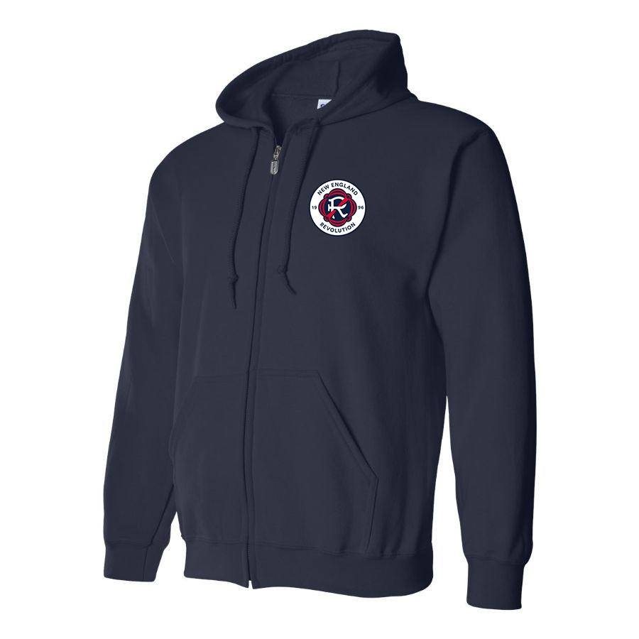 Men's New England Revolution FC Zipper Hoodie